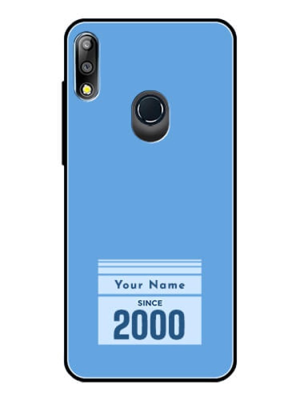 Custom Zenfone Max Pro M2 Custom Glass Mobile Case - Custom Year of birth Design