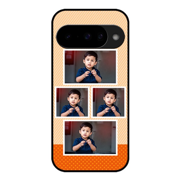 Google Pixel 10 5G Custom Glass Phone Case - Bulk Photos Upload Design