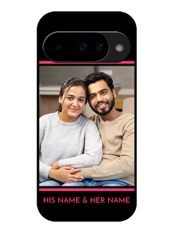 Custom Google Pixel 10 5G Custom Glass Phone Case - With Add Text Design