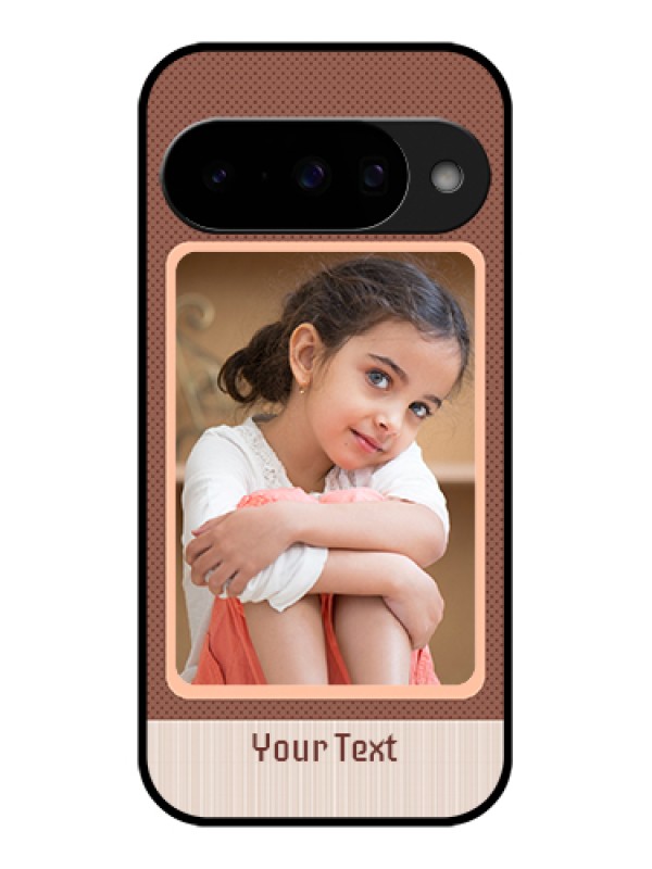 Custom Google Pixel 10 5G Custom Glass Phone Case - Simple Pic Upload Design