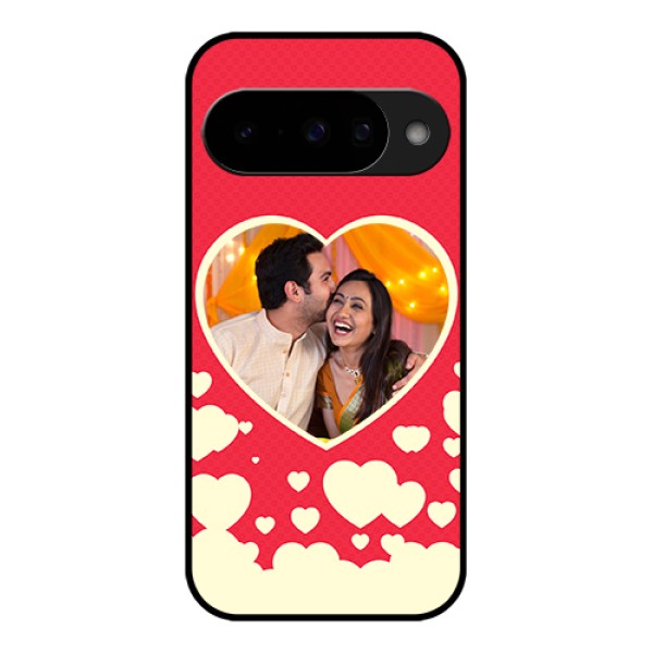 Google Pixel 10 5G Custom Glass Phone Case - Love Symbols Phone Cover Design