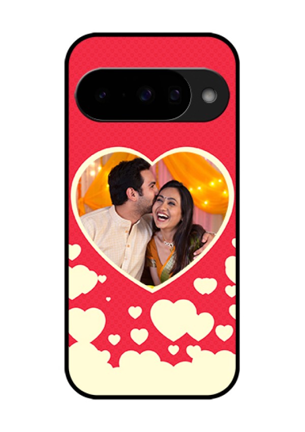 Google Pixel 10 5G Custom Glass Phone Case - Love Symbols Phone Cover Design