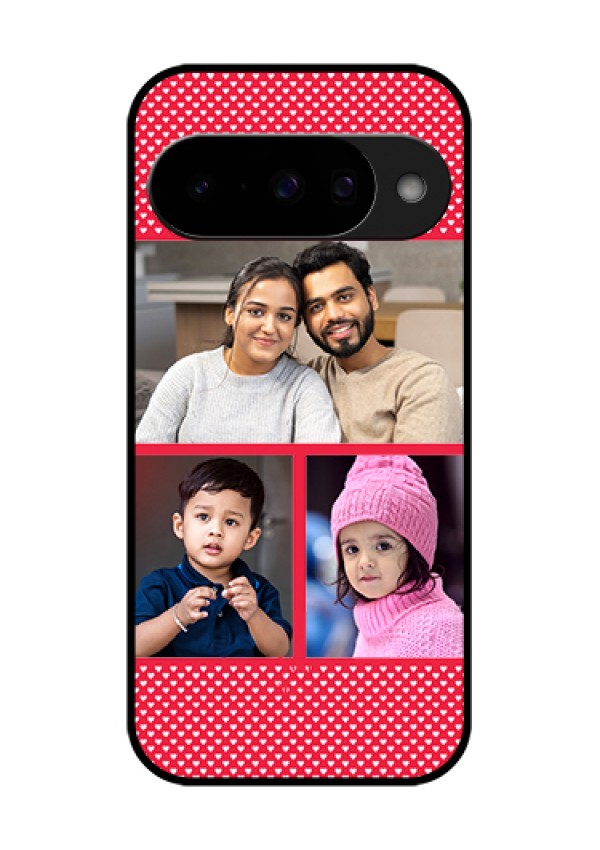 Google Pixel 10 5G Custom Glass Phone Case - Bulk Photo Upload Design