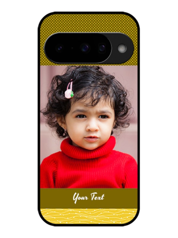 Custom Google Pixel 10 5G Custom Glass Phone Case - Simple Green Color Design