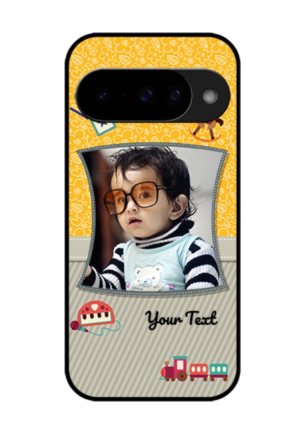 Google Pixel 10 5G Custom Glass Phone Case - Baby Picture Upload Design