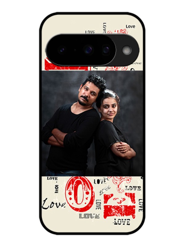 Custom Google Pixel 10 5G Custom Glass Phone Case - Trendy Love Design Case