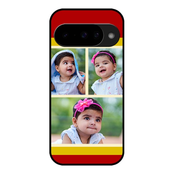 Google Pixel 10 5G Custom Glass Phone Case - Multiple Pic Upload Design
