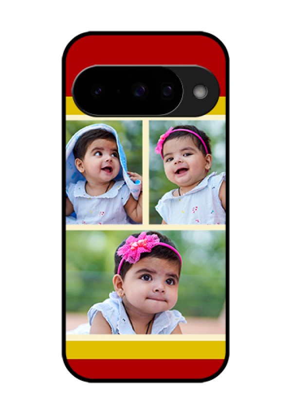 Google Pixel 10 5G Custom Glass Phone Case - Multiple Pic Upload Design
