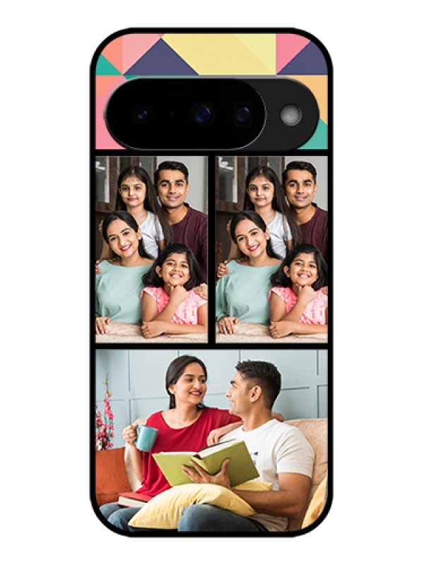 Custom Google Pixel 10 5G Custom Glass Phone Case - Bulk Pic Upload Design