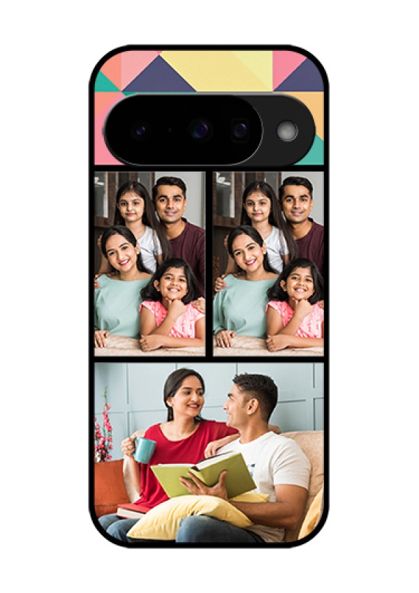 Google Pixel 10 5G Custom Glass Phone Case - Bulk Pic Upload Design