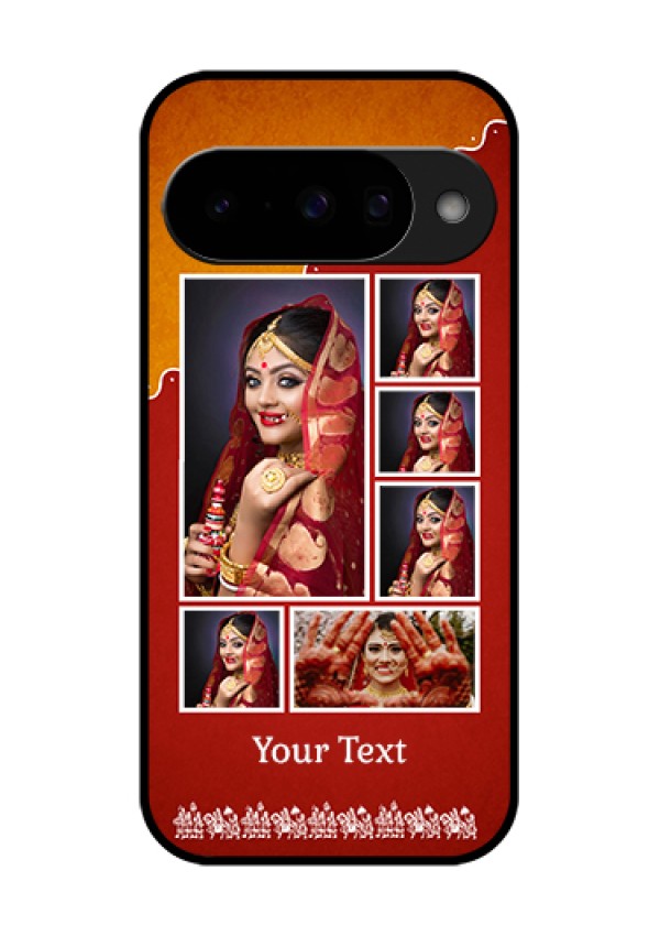 Google Pixel 10 5G Custom Glass Phone Case - Wedding Pic Upload Design