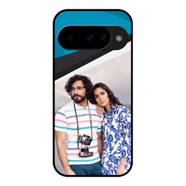 Google Pixel 10 5G Custom Glass Phone Case - Simple Pattern Photo Upload Design