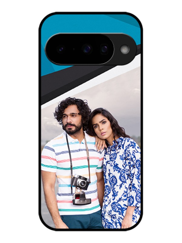 Custom Google Pixel 10 5G Custom Glass Phone Case - Simple Pattern Photo Upload Design