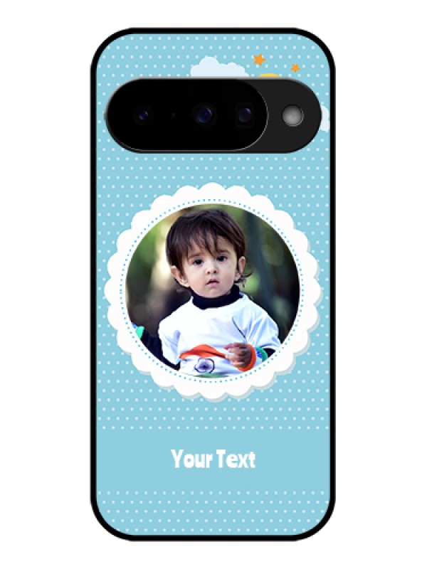 Custom Google Pixel 10 5G Custom Glass Phone Case - Violet Pattern Design