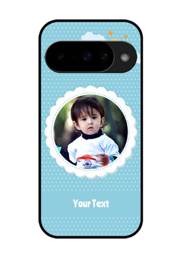 Google Pixel 10 5G Custom Glass Phone Case - Violet Pattern Design