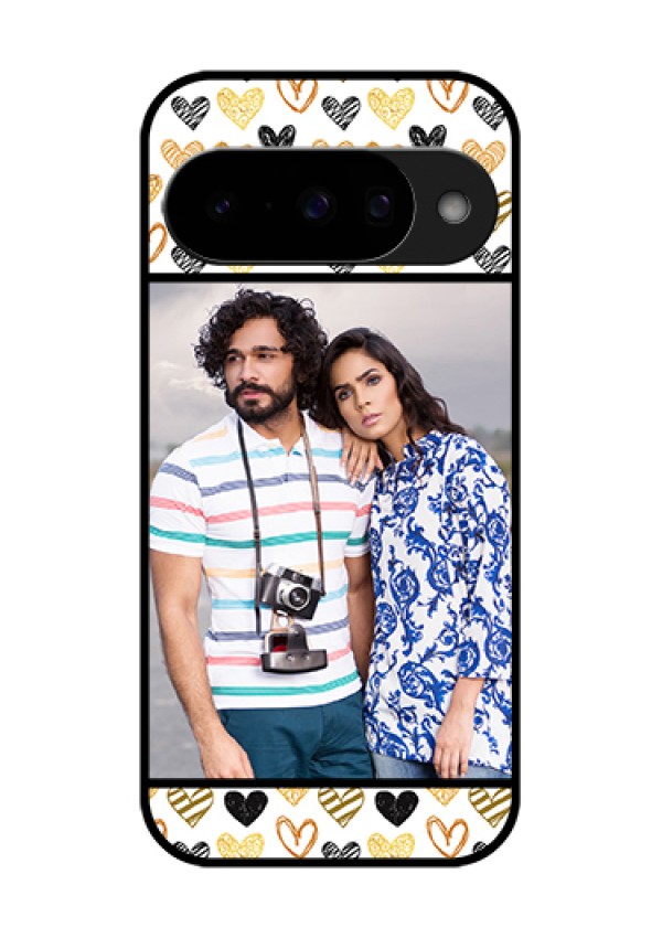 Google Pixel 10 5G Custom Glass Phone Case - Love Symbol Design