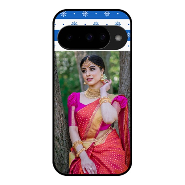 Google Pixel 10 5G Custom Glass Phone Case - Snow Pattern Design