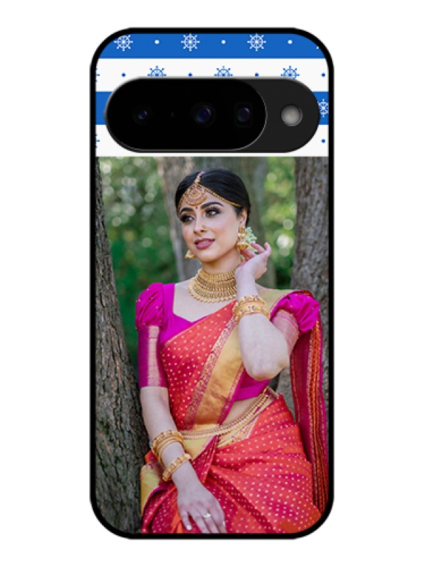 Custom Google Pixel 10 5G Custom Glass Phone Case - Snow Pattern Design