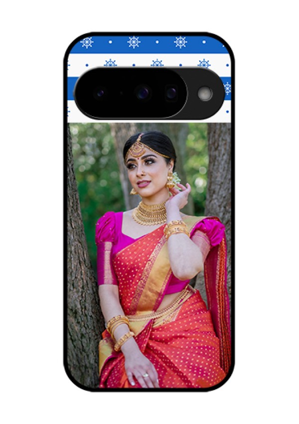 Google Pixel 10 5G Custom Glass Phone Case - Snow Pattern Design