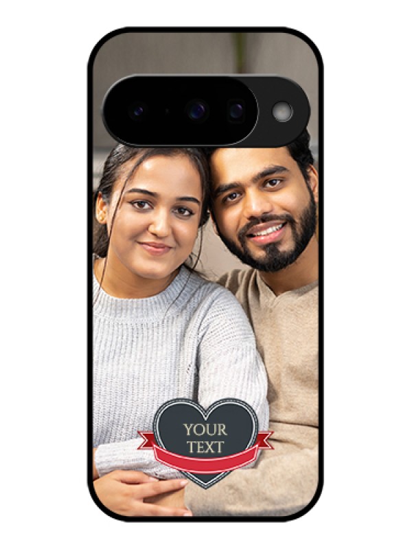 Custom Google Pixel 10 5G Custom Glass Phone Case - Just Married Couple Design