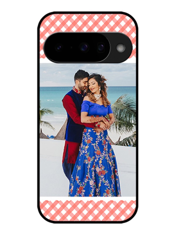 Custom Google Pixel 10 5G Custom Glass Phone Case - Pink Pattern Design