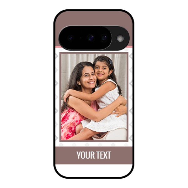 Google Pixel 10 5G Custom Glass Phone Case - Simple Diamond Design