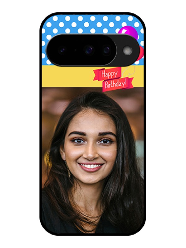 Custom Google Pixel 10 5G Custom Glass Phone Case - Happy Birthday Design