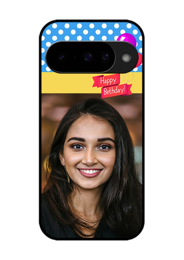 Google Pixel 10 5G Custom Glass Phone Case - Happy Birthday Design
