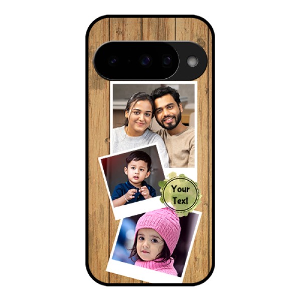 Google Pixel 10 5G Custom Glass Phone Case - Wooden Texture Design