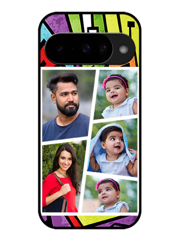 Custom Google Pixel 10 5G Custom Glass Phone Case - Graffiti Pattern Design