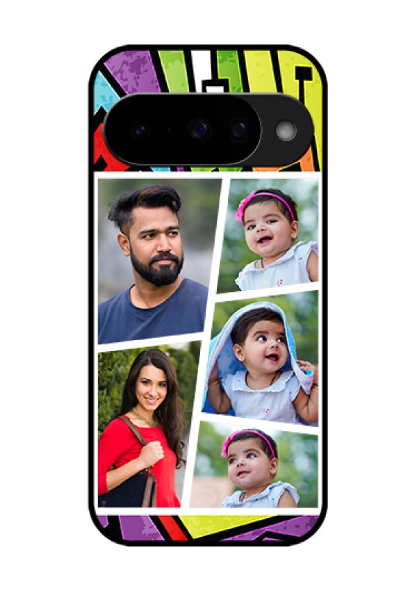 Google Pixel 10 5G Custom Glass Phone Case - Graffiti Pattern Design