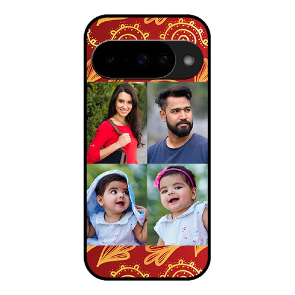 Google Pixel 10 5G Custom Glass Phone Case - 4 Image Traditional Design