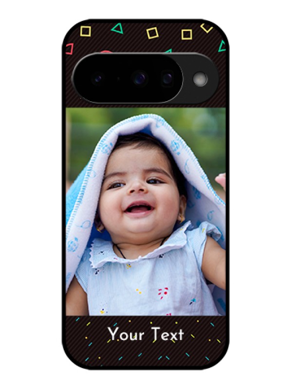Custom Google Pixel 10 5G Custom Glass Phone Case - With Confetti Birthday Design