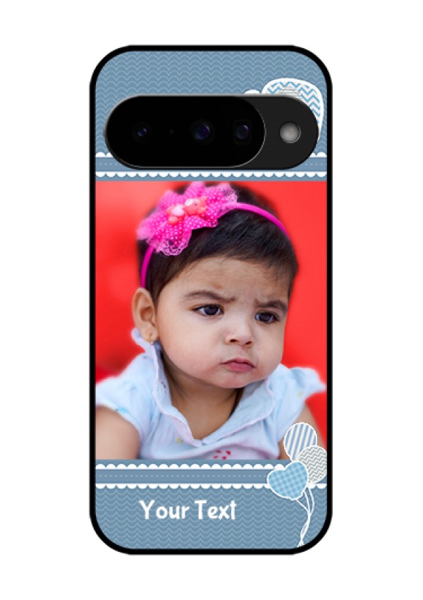 Google Pixel 10 5G Custom Glass Phone Case - With Kids Pattern Design