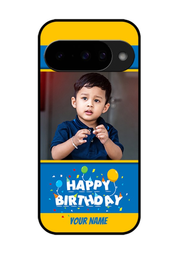 Google Pixel 10 5G Custom Glass Phone Case - Birthday Wishes Design