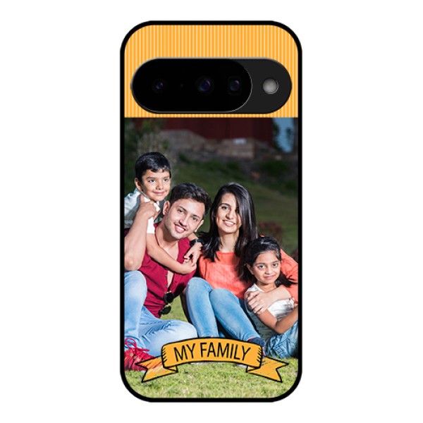 Google Pixel 10 5G Custom Glass Phone Case - My Family Design