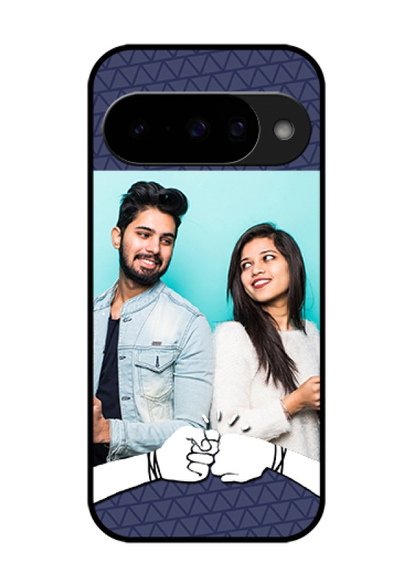 Google Pixel 10 5G Custom Glass Phone Case - With Best Friends Design