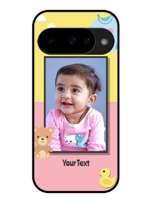Custom Google Pixel 10 5G Custom Glass Phone Case - Kids 2 Color Design