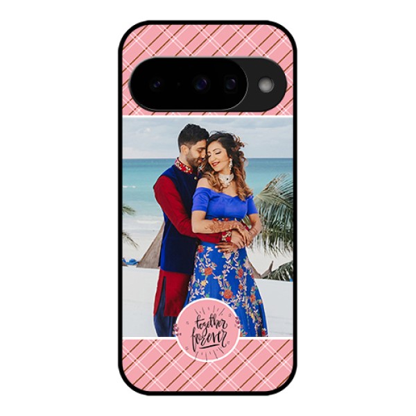 Google Pixel 10 5G Custom Glass Phone Case - Together Forever Design