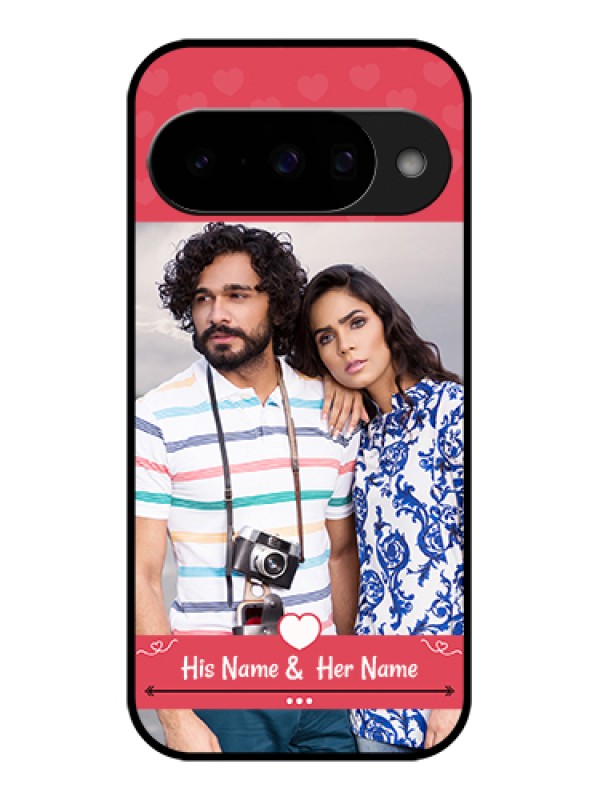 Custom Google Pixel 10 5G Custom Glass Phone Case - Simple Love Design