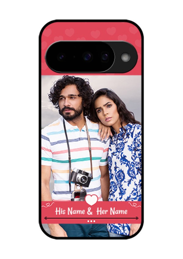 Google Pixel 10 5G Custom Glass Phone Case - Simple Love Design