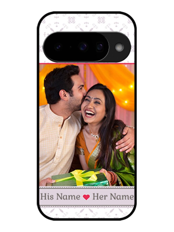 Custom Google Pixel 10 5G Custom Glass Phone Case - With Photo And Ethnic Design
