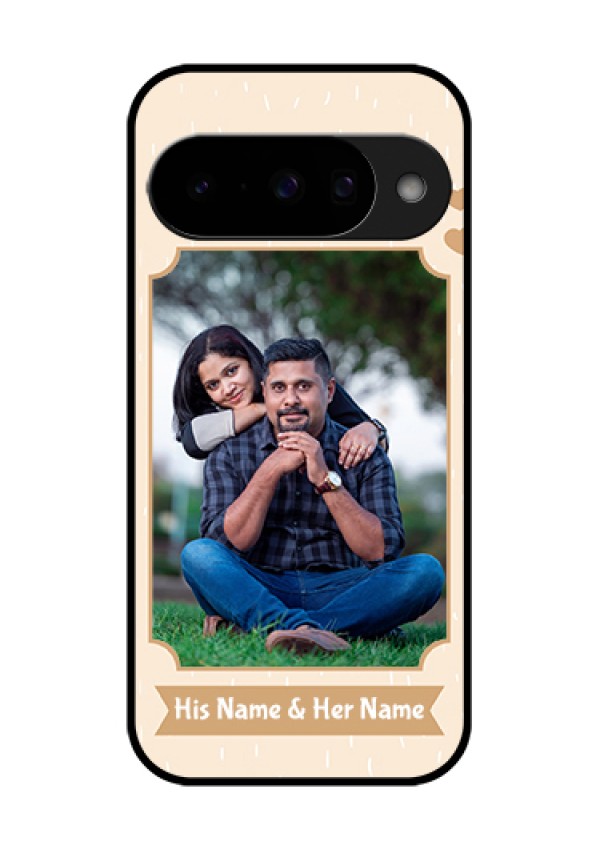 Google Pixel 10 5G Custom Glass Phone Case - With Confetti Love Design