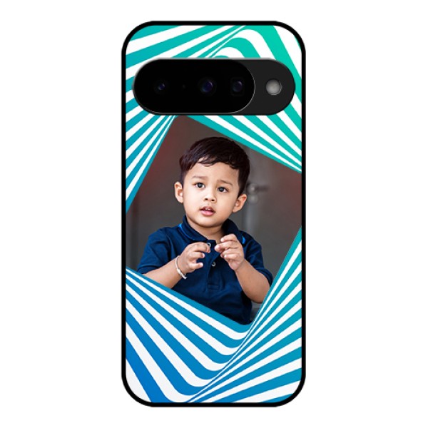 Google Pixel 10 5G Custom Glass Phone Case - Abstract Spiral Design