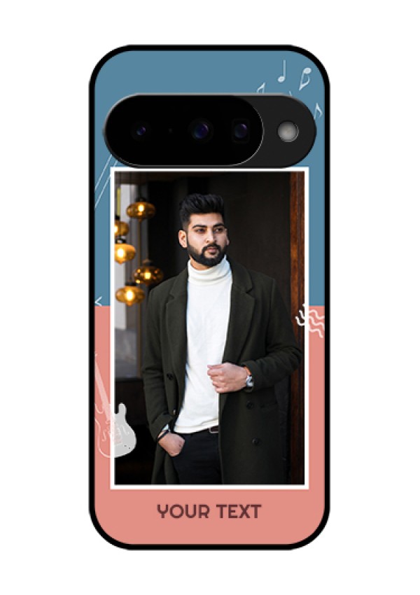 Google Pixel 10 5G Custom Glass Phone Case - With Color Musical Note Design