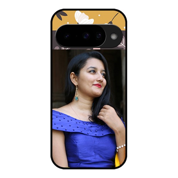 Google Pixel 10 5G Custom Glass Phone Case - Stylish Floral Design