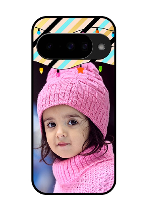 Google Pixel 10 5G Custom Glass Phone Case - Lights Hanging Design