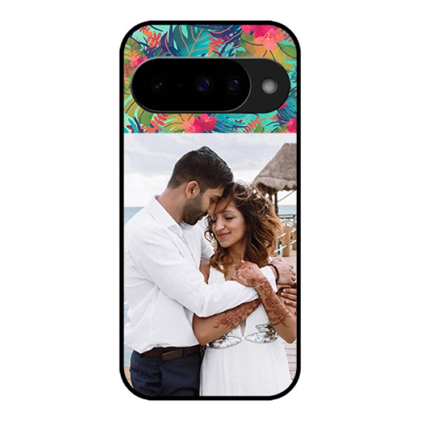 Google Pixel 10 5G Custom Glass Phone Case - Watercolor Floral Design