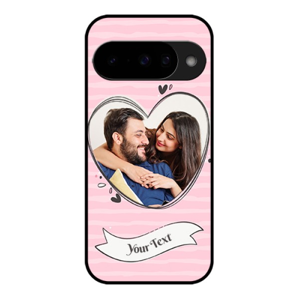 Google Pixel 10 5G Custom Glass Phone Case - Vintage Heart Design