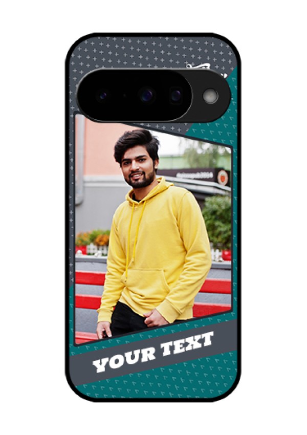 Google Pixel 10 5G Custom Glass Phone Case - Background Pattern Design With Quote